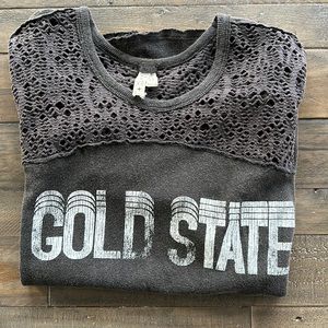 Free People 3/4 sleeve henley